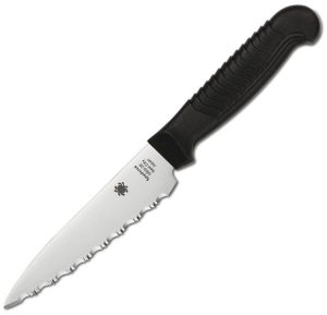 Spyderco Paring Knife Spyderedge Black
