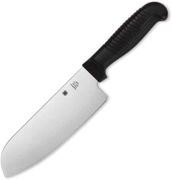 Spyderco Santoku Plain Black 6.75 inch