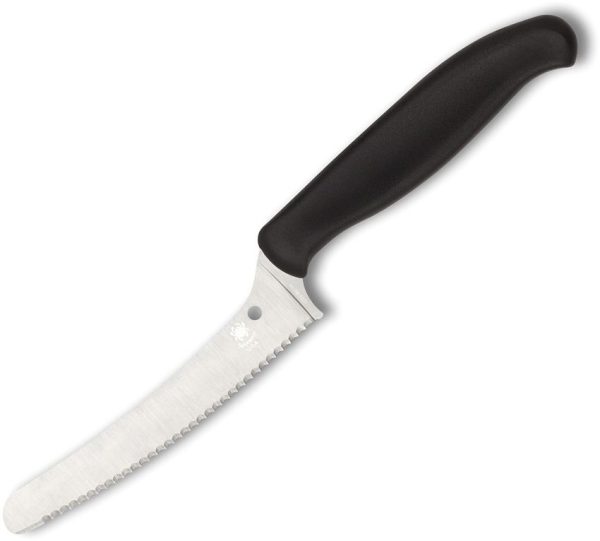 Spyderco Z-Cut Kitchen Knife Black Serrated