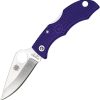 Spyderco Ladybug 3 Lockback Purple FRN Knife