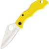Spyderco Ladybug 3 Salt H1 Yellow FRN Knife
