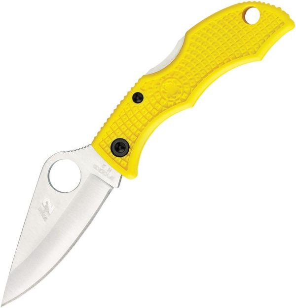 Spyderco Ladybug 3 Salt H1 Yellow FRN Knife
