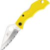 Spyderco Ladybug 3 Salt Serrated Lockback - Yellow