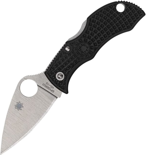 Spyderco Manbug VG-10 Lockback - Black Textured