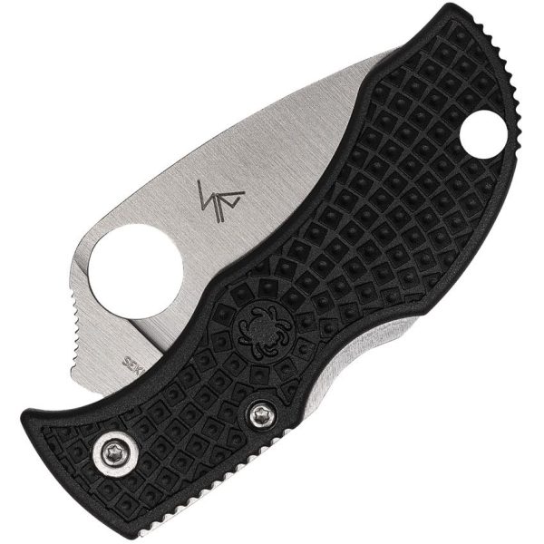 Spyderco Manbug VG-10 Lockback - Black Textured