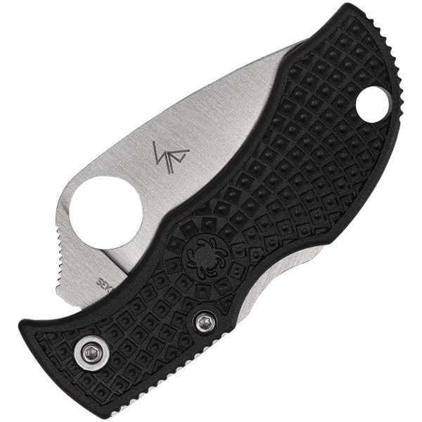 Spyderco Manbug Serrated VG-10 Lockback - Black