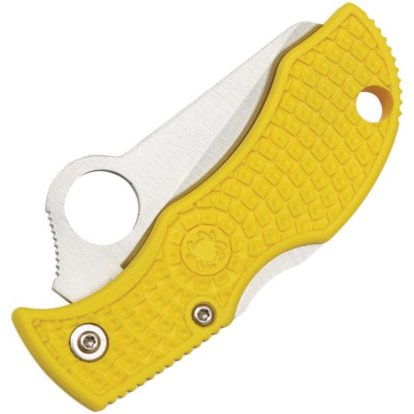 Spyderco Manbug Salt H1 Serrated Yellow