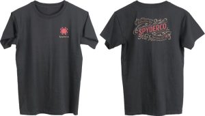 Spyderco Western T-Shirt 2XL Charcoal Cotton