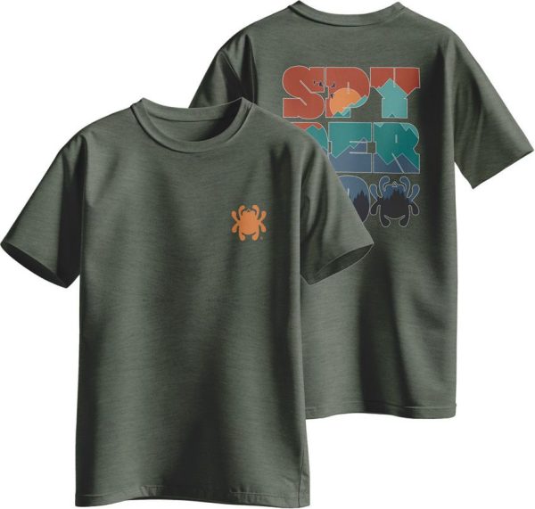 SCTS06HGRXL.jpg Spyderco Mountain T-Shirt Heather Green XL
