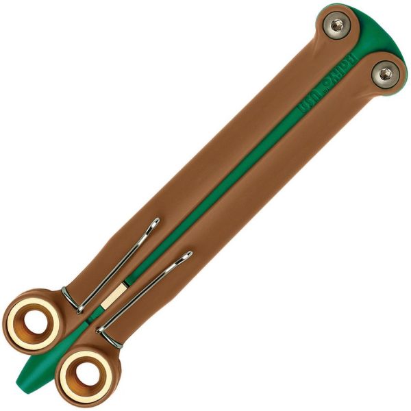 Spyderco Baliyo Tactical Pen - Green and Brown