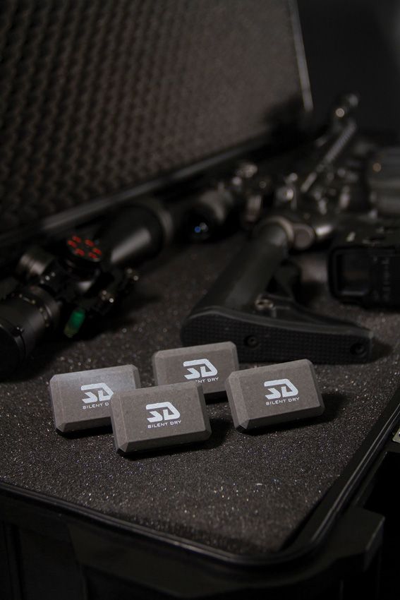 Silent Dry Invisible Dehumidifier Stone Set of 4 - Compact