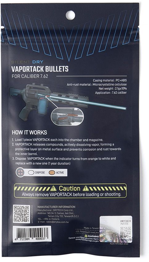 Silent Dry Vaportack Dehumidifier - 7.62 Barrel Insert