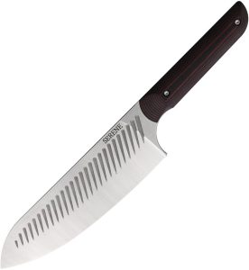 Serene Kitchen Co. Chef's Knife Magna Cut CPM Blade Black Red