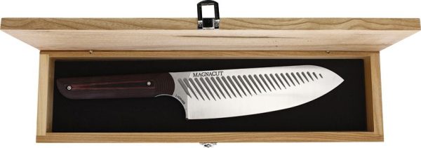 Serene Kitchen Co. Chef's Knife Magna Cut CPM Blade Black Red