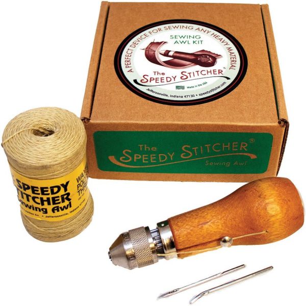 Speedy Stitcher Sewing Awl Kit Heavy Duty Leather Repair Tool