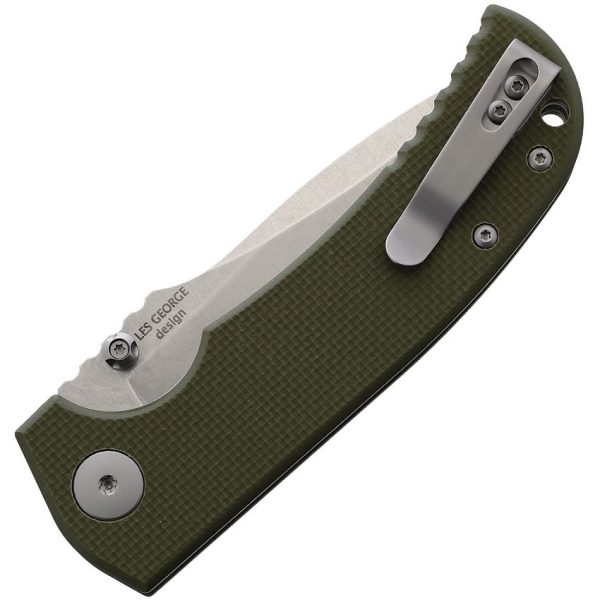 Spartan Blades Astor Linerlock - CTS-XHP Green G10