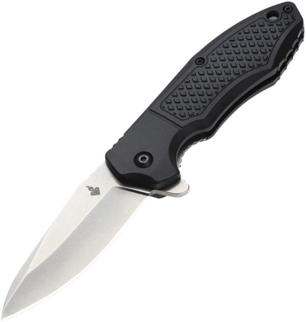 DOTS Gear Lojo Linerlock Black - 8Cr14MoV Drop Point