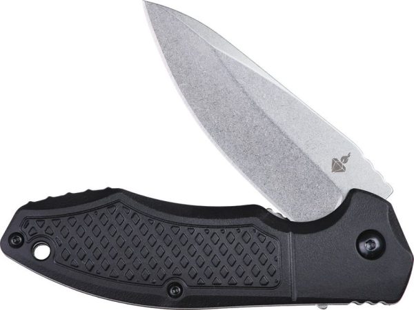 DOTS Gear Lojo Linerlock Black - 8Cr14MoV Drop Point