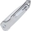 DOTS Gear Dude Button Lock Gray Folding Knife 8Cr14MoV