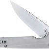 DOTS Gear Dude Button Lock Gray Folding Knife 8Cr14MoV