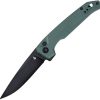 DOTS Gear Dude Button Lock Green Folding Knife 8Cr14MoV