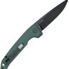 DOTS Gear Dude Button Lock Green Folding Knife 8Cr14MoV