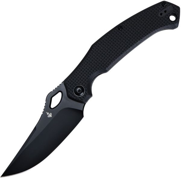 DOTS Gear Chameleo Linerlock Black - 8Cr14MoV Clip Point