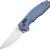 DOTS Gear Stevia Crossbar Lock Blue Folding Knife 8Cr14MoV