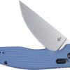 DOTS Gear Stevia Crossbar Lock Blue Folding Knife 8Cr14MoV