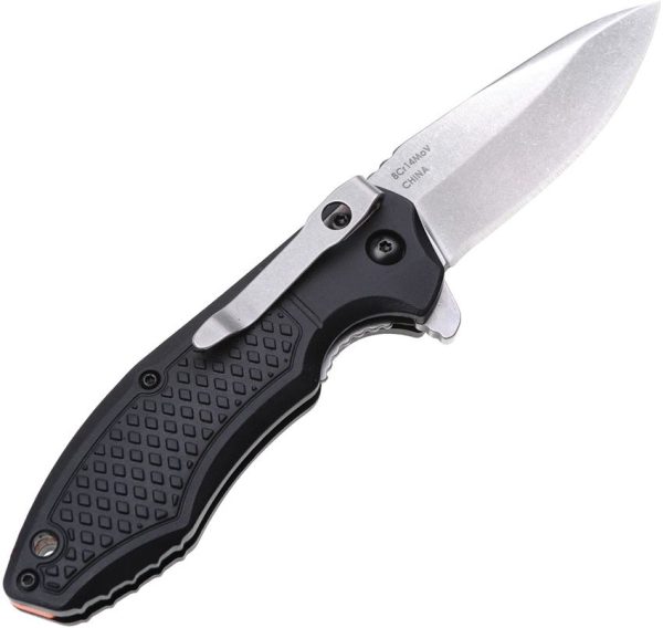 DOTS Gear Lojo+ Linerlock Assisted Opening Folding Knife Black