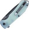 DOTS Gear Aria Linerlock Jade G10 Folding Knife 3" Black Blade