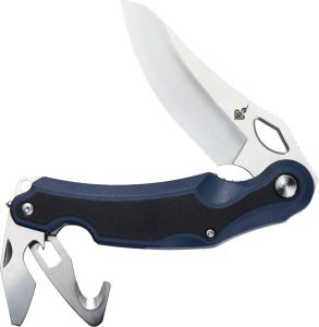 DOTS Gear Toolamn Linerlock Black 8Cr14MoV Multi-Tool Folding Knife