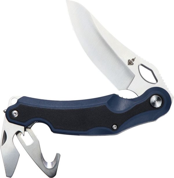 DOTS Gear Toolamn Linerlock Black 8Cr14MoV Multi-Tool Folding Knife