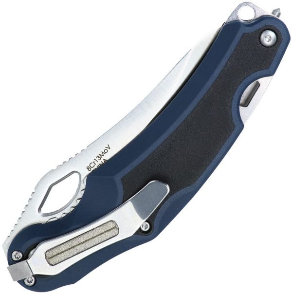 DOTS Gear Toolamn Linerlock Black 8Cr14MoV Multi-Tool Folding Knife