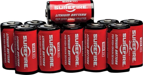 SureFire 123A Battery 12-Pack - High-Drain Lithium