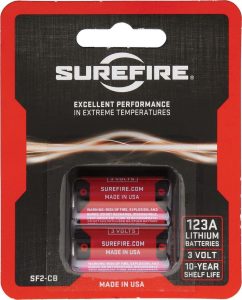 SureFire 123A Rechargeable Battery Pack - 2 Count