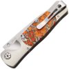 Santa Fe Stoneworks Tesoro Button Lock - Orange Coral