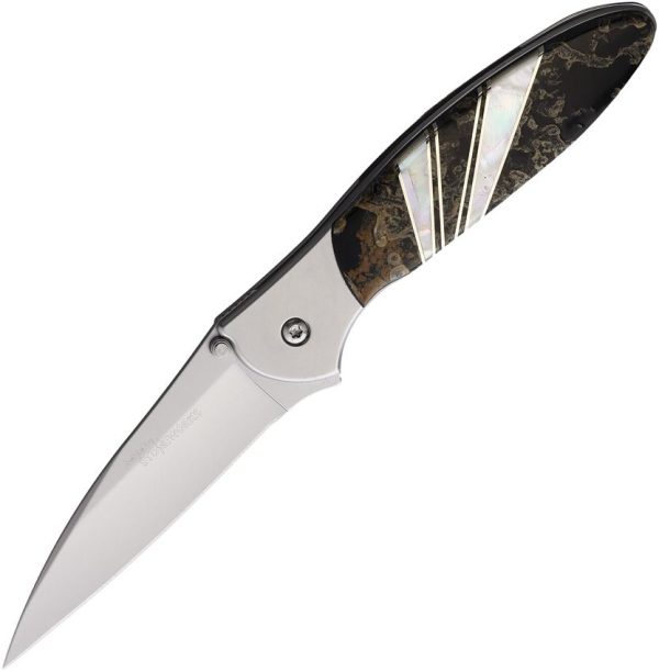 Kershaw Leek Framelock Folding Knife 14C28N Stainless Black