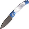 Santa Fe Stoneworks Button Lock Mother of Pearl Folding Knife
