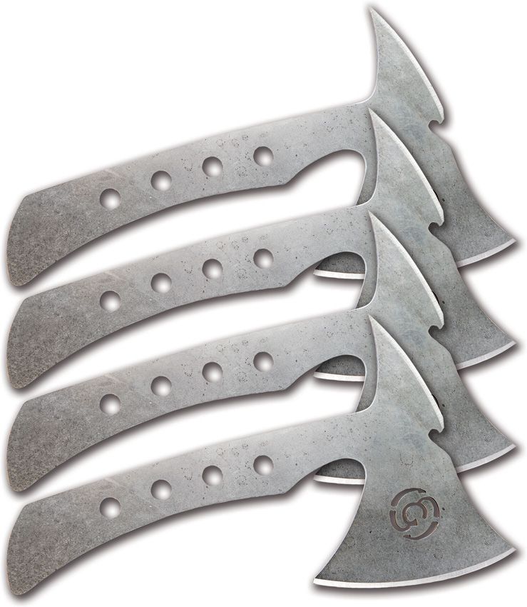 Southern Grind Wasp Throwing Axe Set of 4 w/ Kydex Sheath