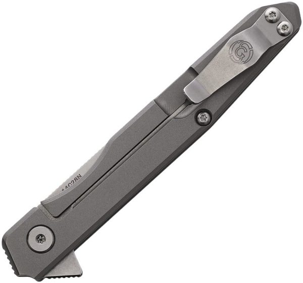 Southern Grind Quill Framelock Satin 14C28N Folding Knife