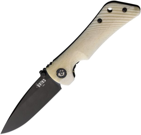 Southern Grind Spider Monkey Linerlock Bone Handle Knife