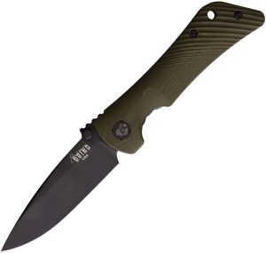 Southern Grind Spider Monkey DP MagnaCut Folding Knife OD Green