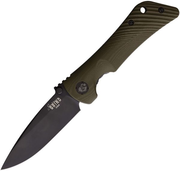 Southern Grind Spider Monkey DP MagnaCut Folding Knife OD Green