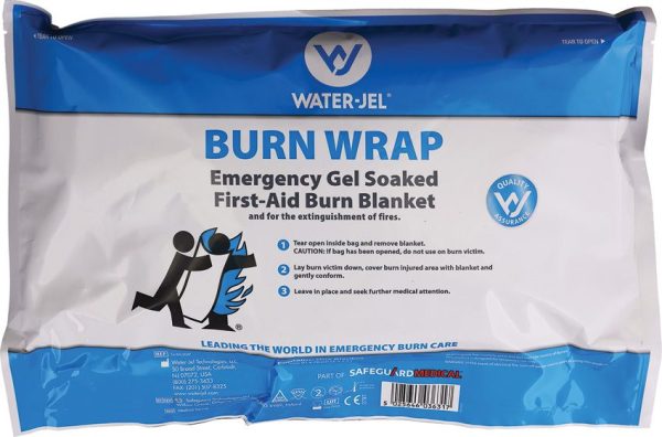 Water Jel Military Burn Blanket 36x30 inches Emergency Gel