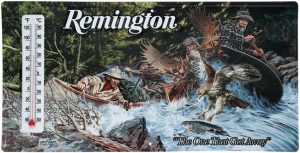 SGR693.jpg Remington Thermometer Tin Sign 16x8 inches Retro
