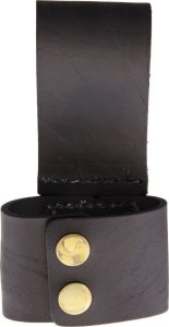 SH1089.jpg Sheaths Black Leather Axe Belt Holder - Snap