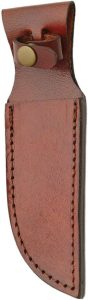 Sheaths Brown Leather Sheath - 5 Inch Blade