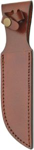 Sheaths Brown Leather Sheath 6in Fixed Blade