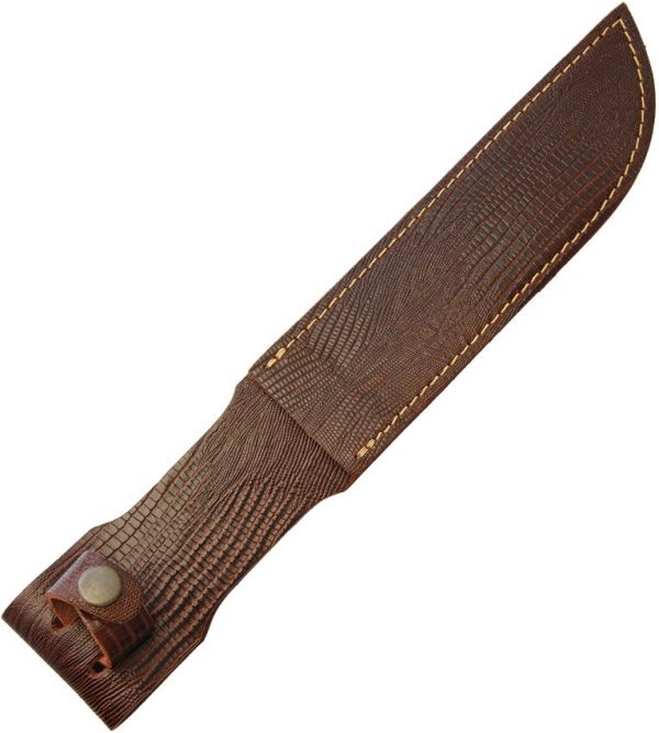 Sheaths Fixed Blade Belt Sheath Lizard Pattern 7in